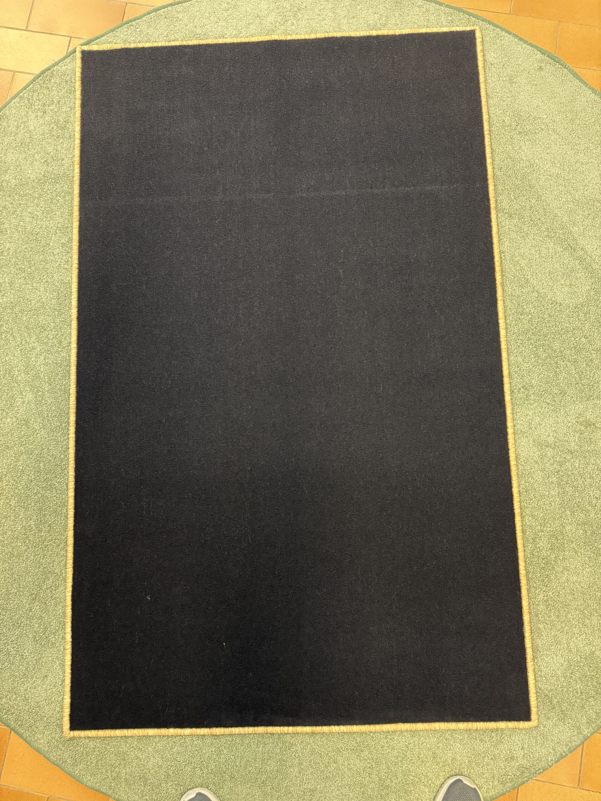 Matta The Bozz, hög kvalitet 160×100 cm svart - Bild 2